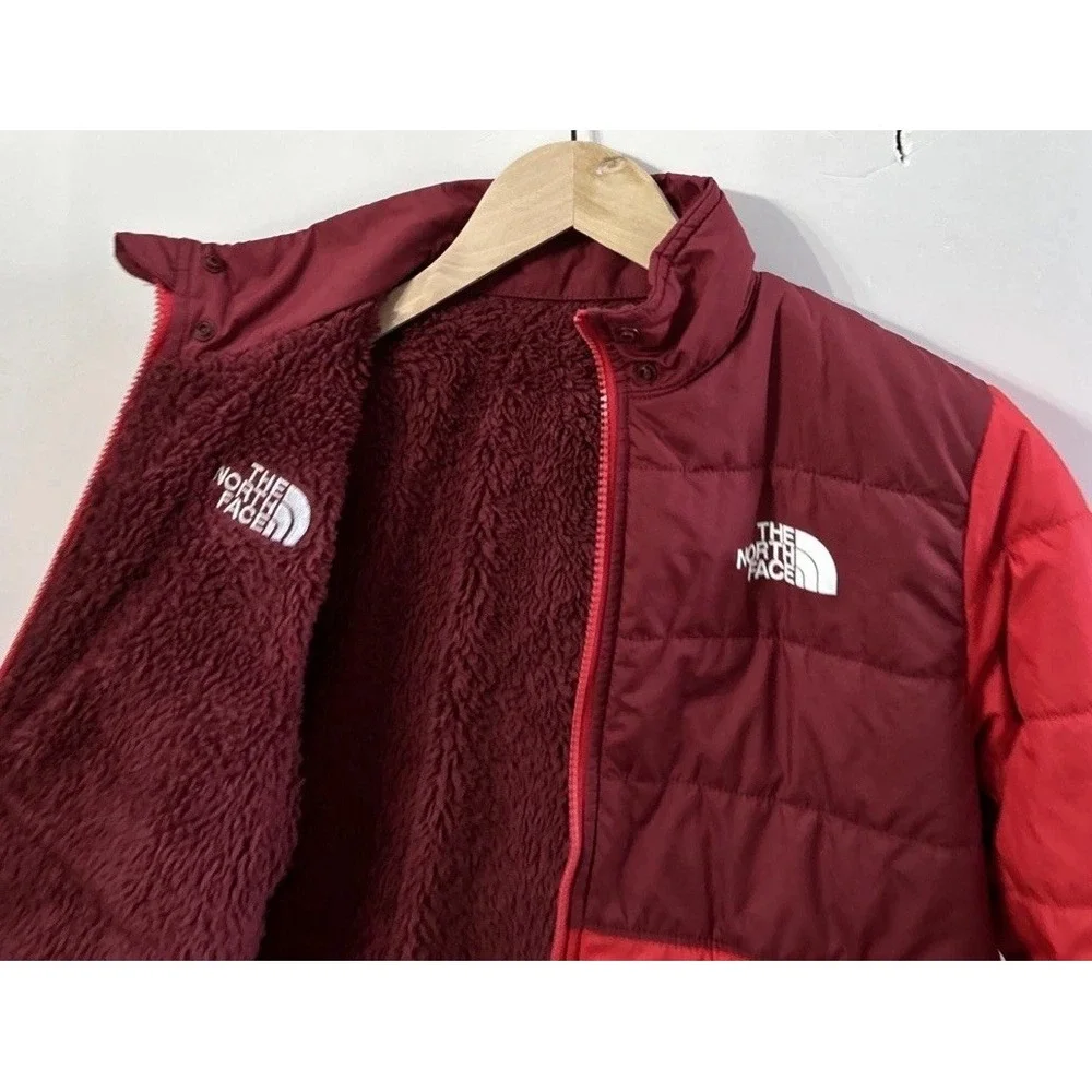The‎ North Face Jacket Mount Chimbo Reversible Full Zip Red Sz Medium 10
